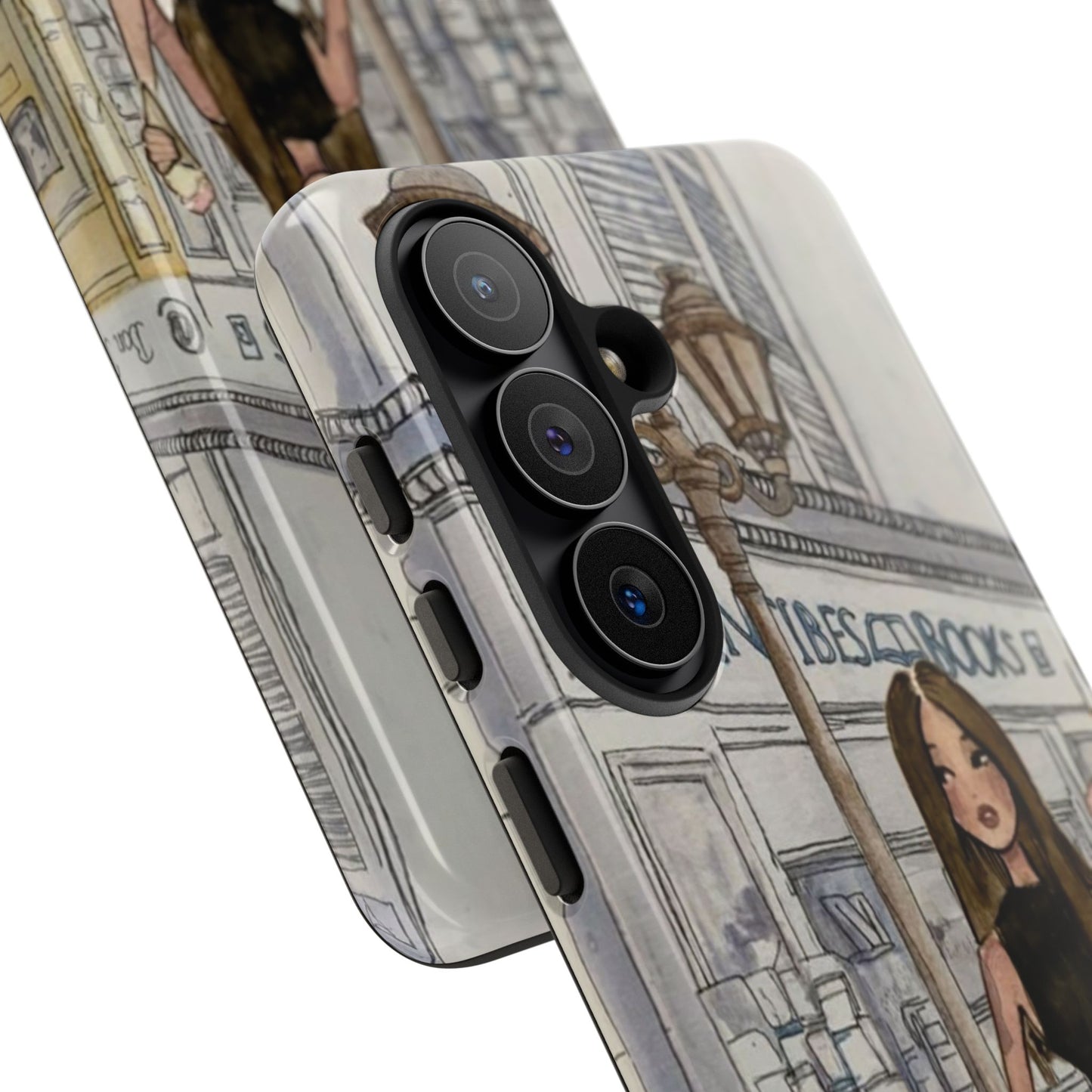 Phone Case — Chic Parisian Girl Protective Cover