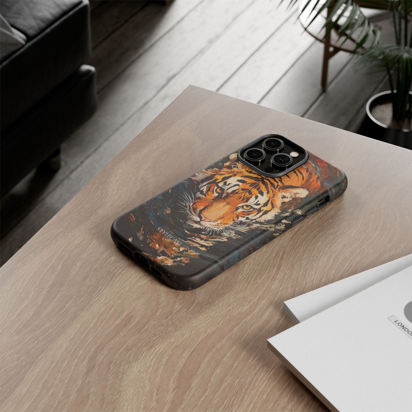 Tiger Reflection Phone Case — Wildlife Samsung And Iphone Cover