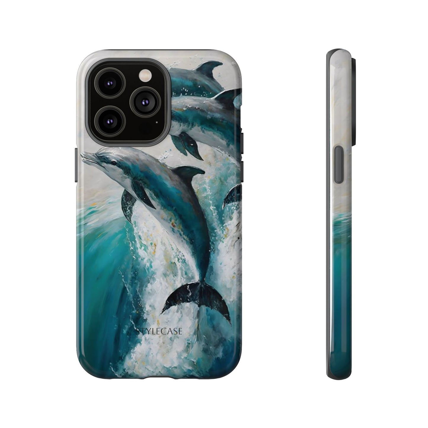 Dolphin Phone Case — Protective Ocean Art iPhone And Samsung Case