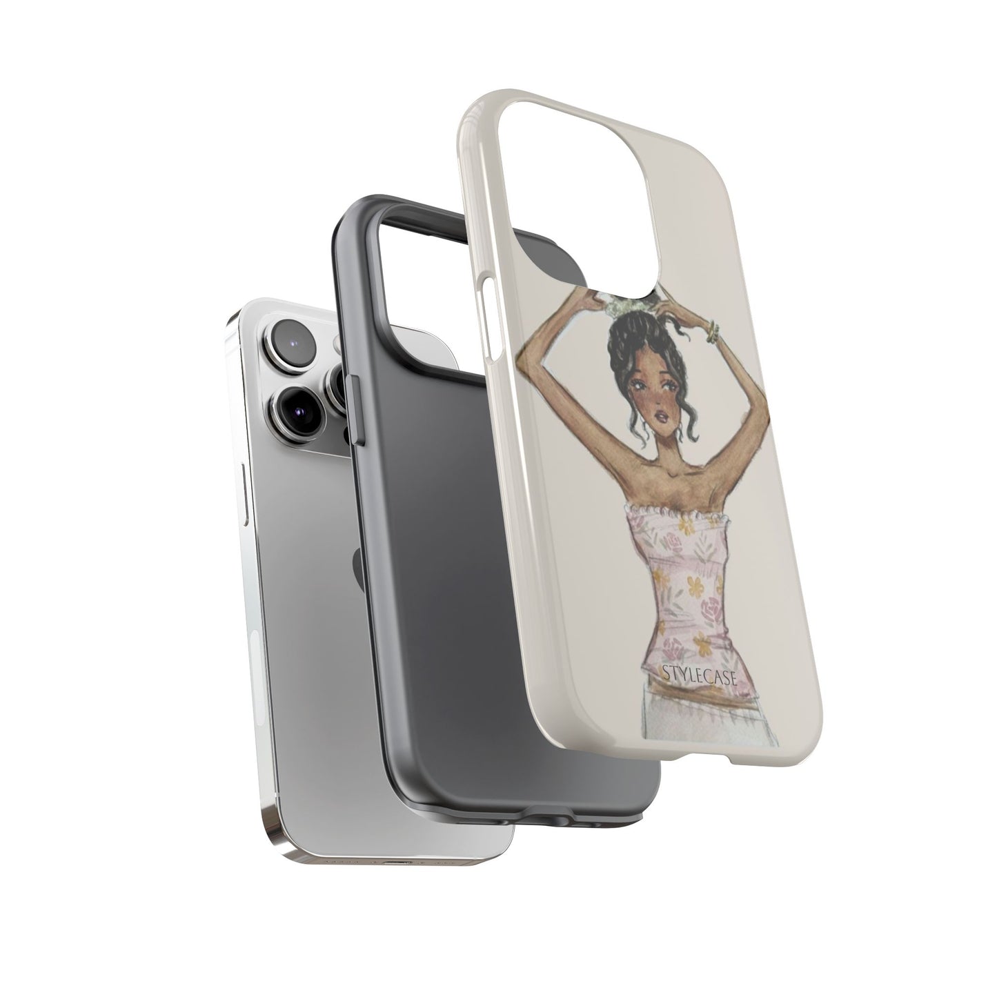 Phone Case — Fashion Illustration Chic Girl Protective Cover