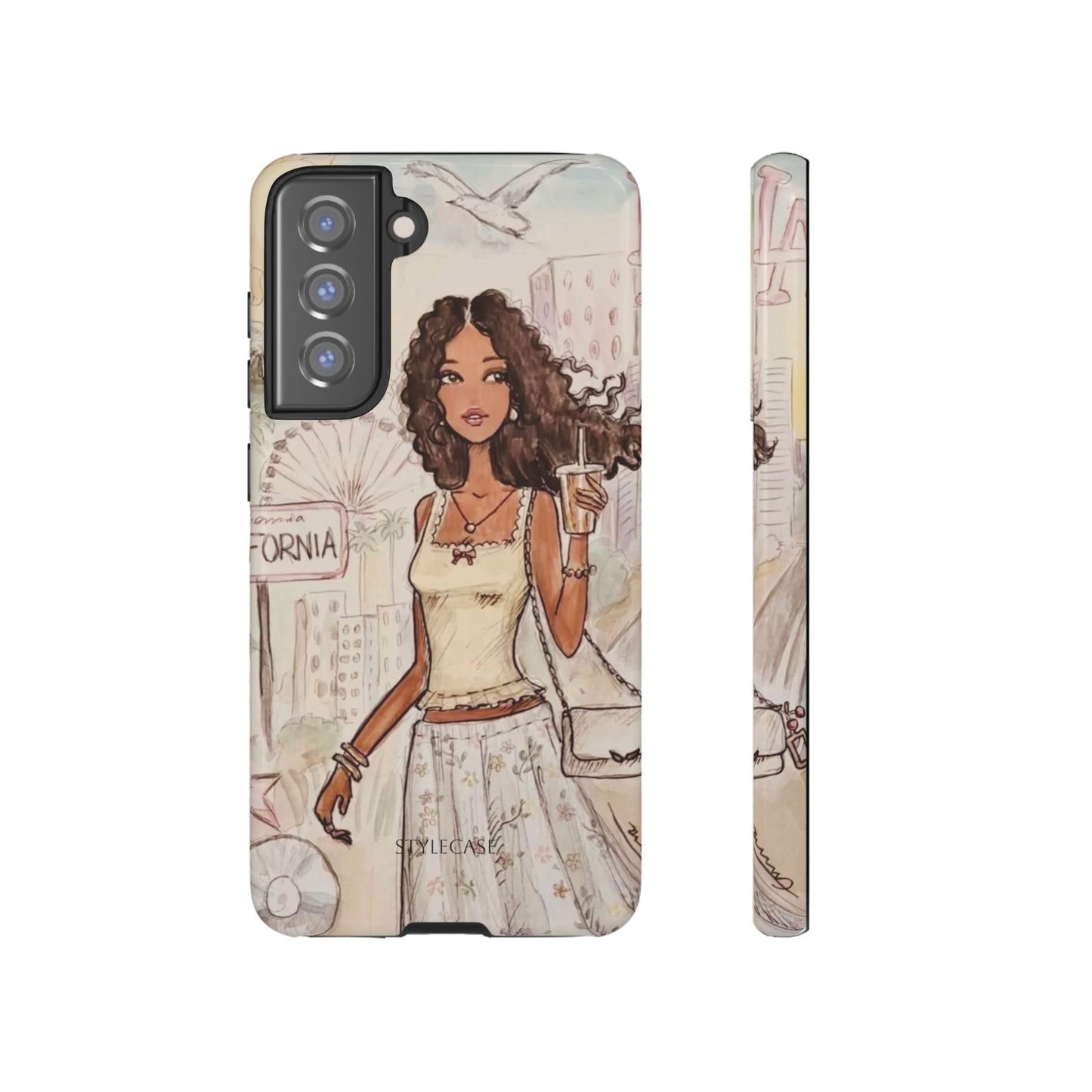 Stylish Girl Phone Case — California Samsung And Iphone Cover