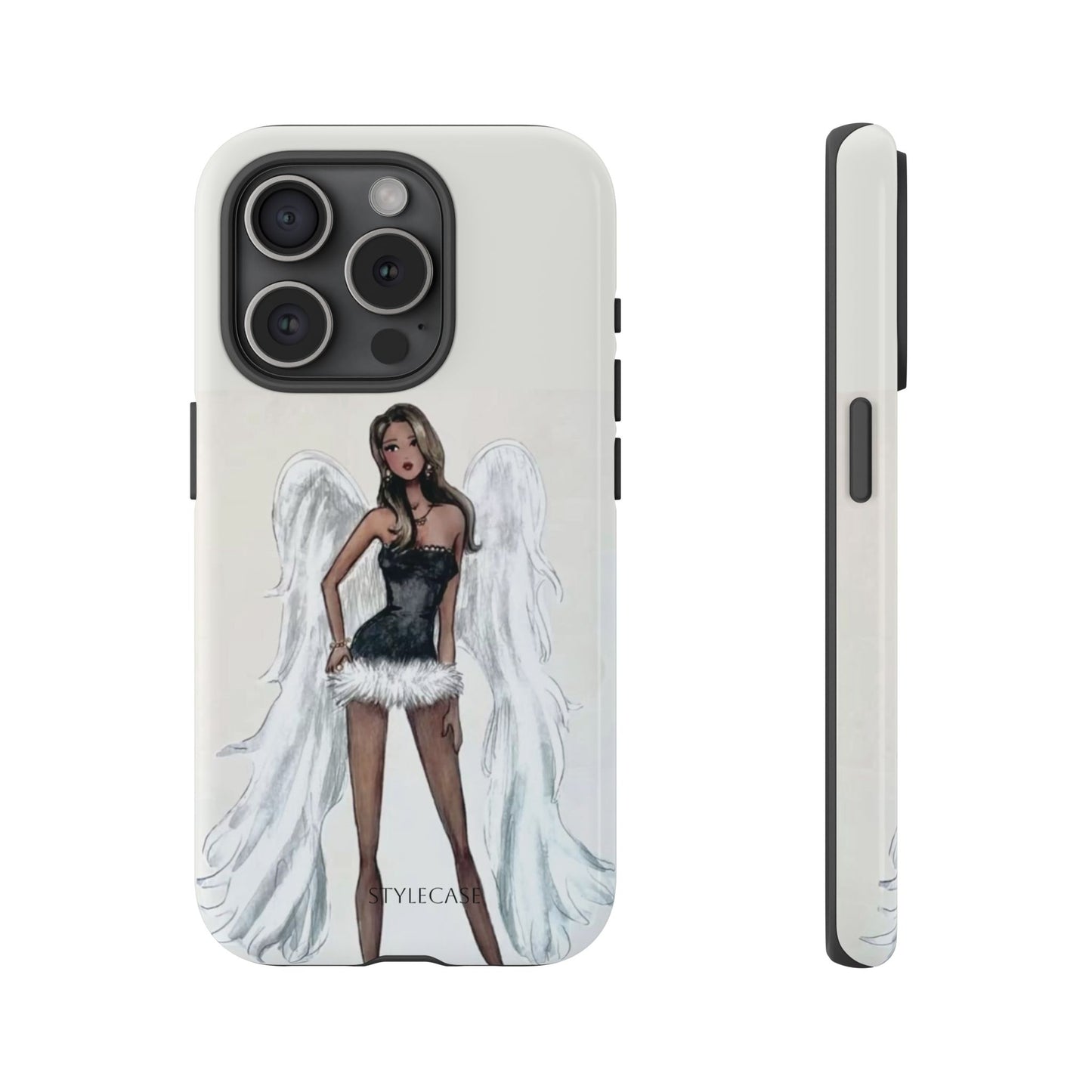 Angel Wings Phone Case — Fashionable Angel Model Protective Cover