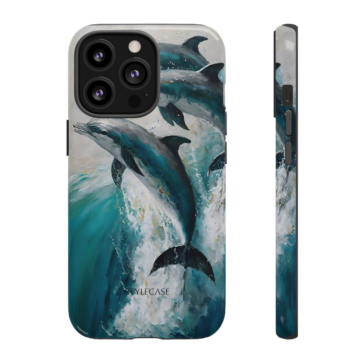 Dolphin Phone Case — Protective Ocean Art iPhone And Samsung Case