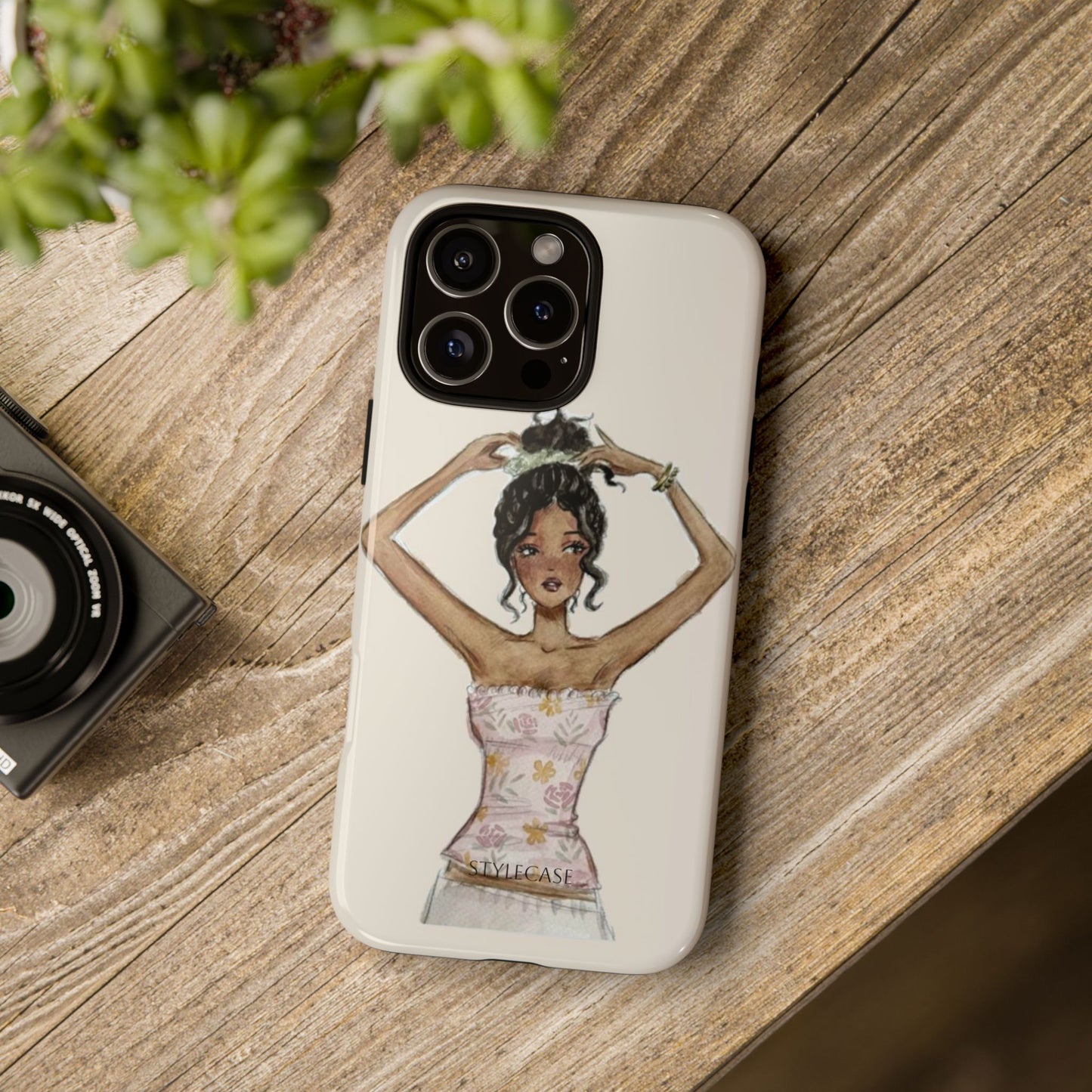 Phone Case — Fashion Illustration Chic Girl Protective Cover