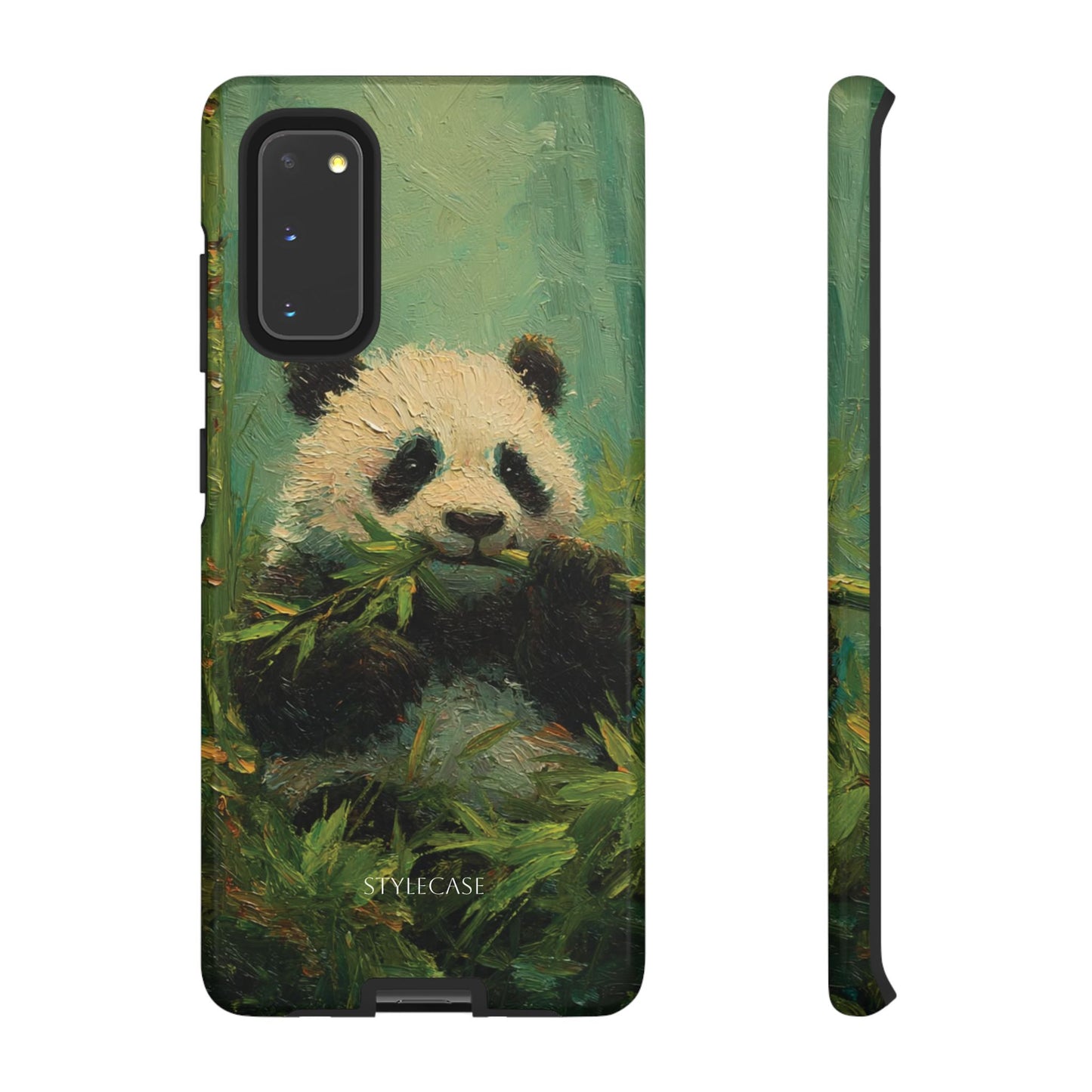 Panda Bamboo Phone Case – Cute Vintage-Style Protective Phone Cover
