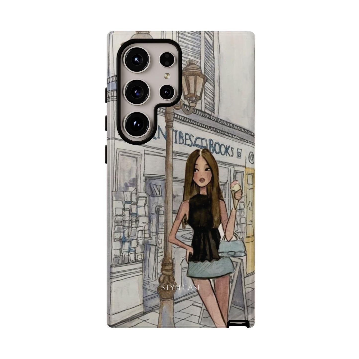 Phone Case — Chic Parisian Girl Protective Cover