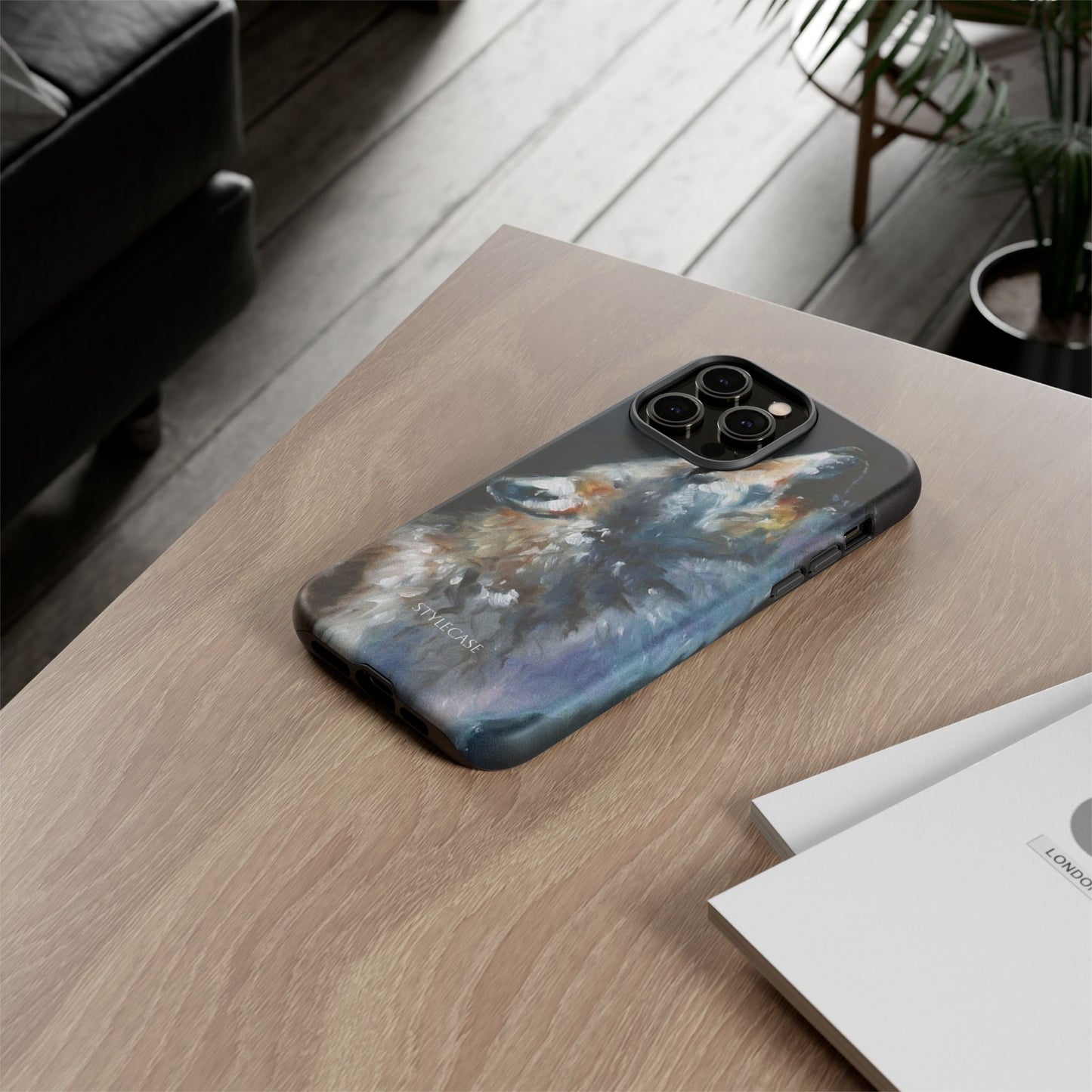 Howling Wolf Phone Case — Protective Samsung And Iphone Case