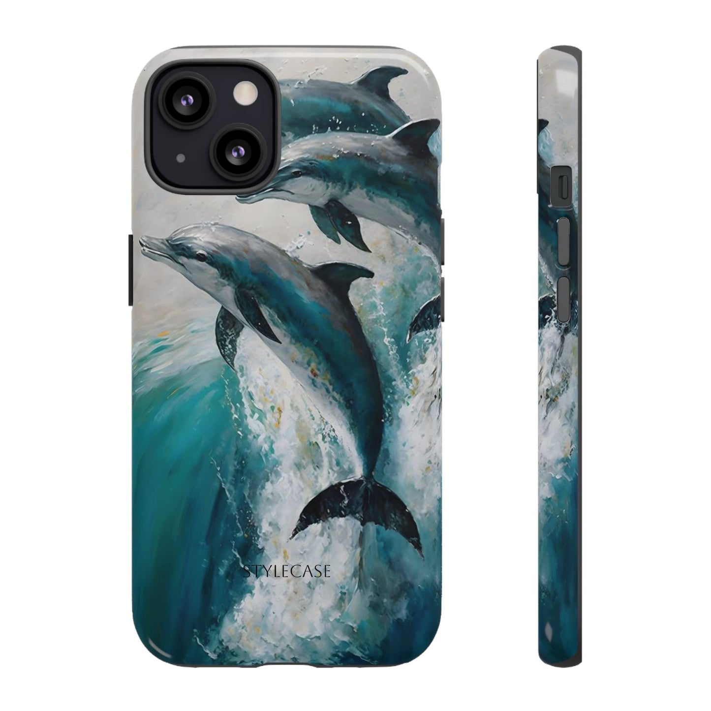 Dolphin Phone Case — Protective Ocean Art iPhone And Samsung Case