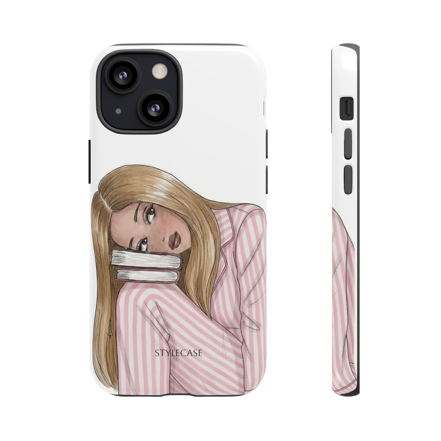 Blonde Girl Phone Case - Books Lover Samsung & Iphone Case