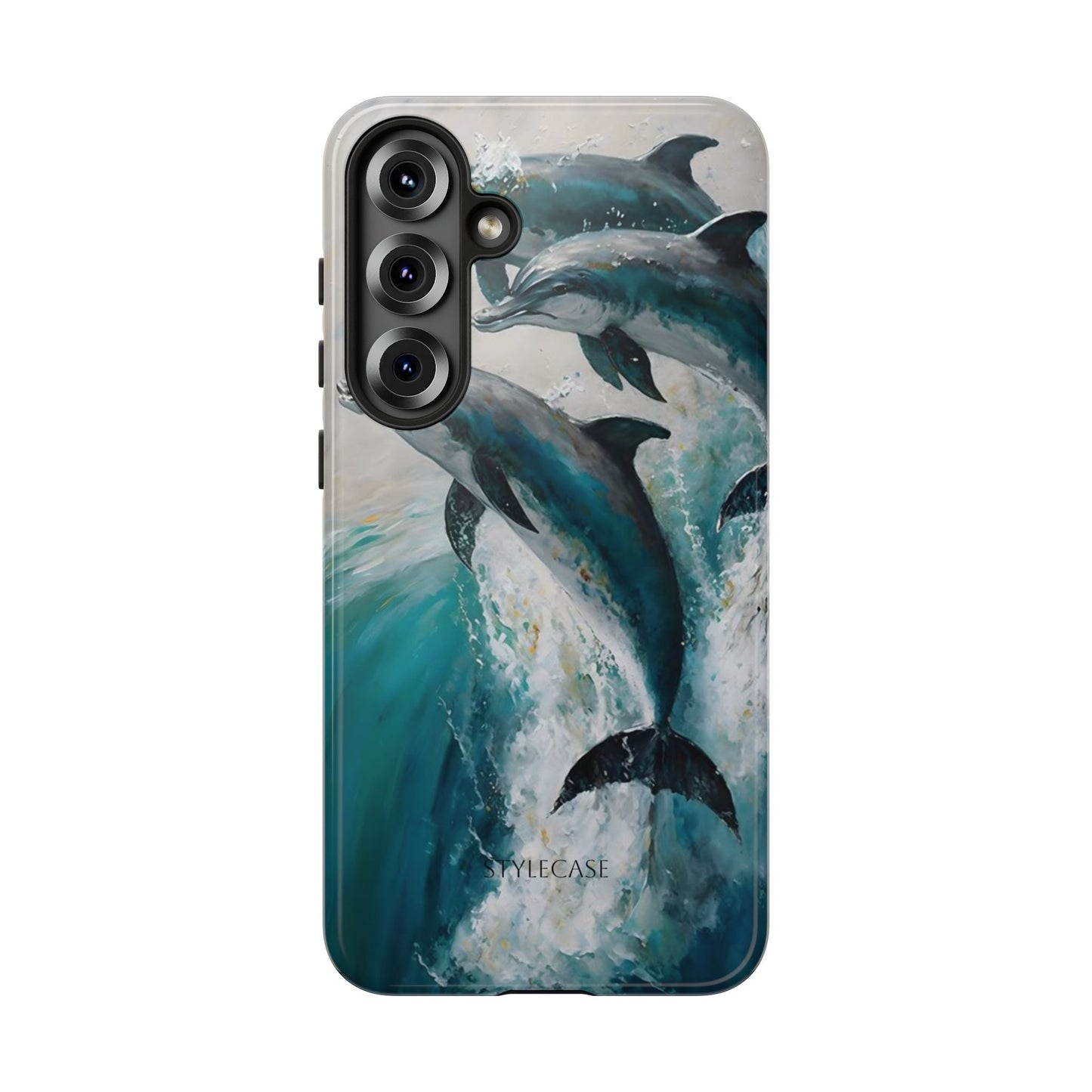 Dolphin Phone Case — Protective Ocean Art iPhone And Samsung Case