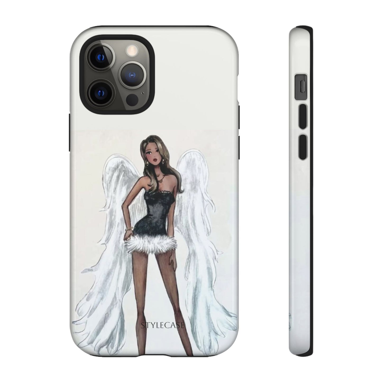 Angel Wings Phone Case — Fashionable Angel Model Protective Cover