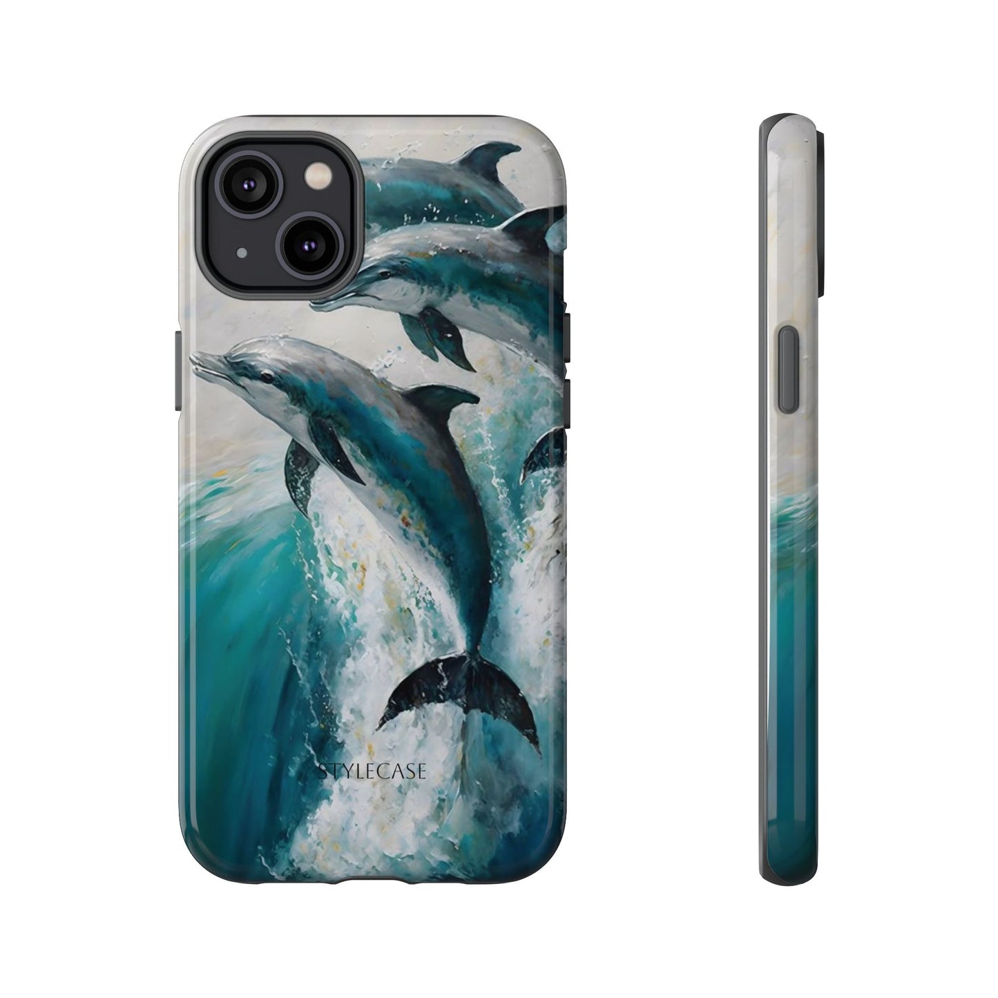 Dolphin Phone Case — Protective Ocean Art iPhone And Samsung Case