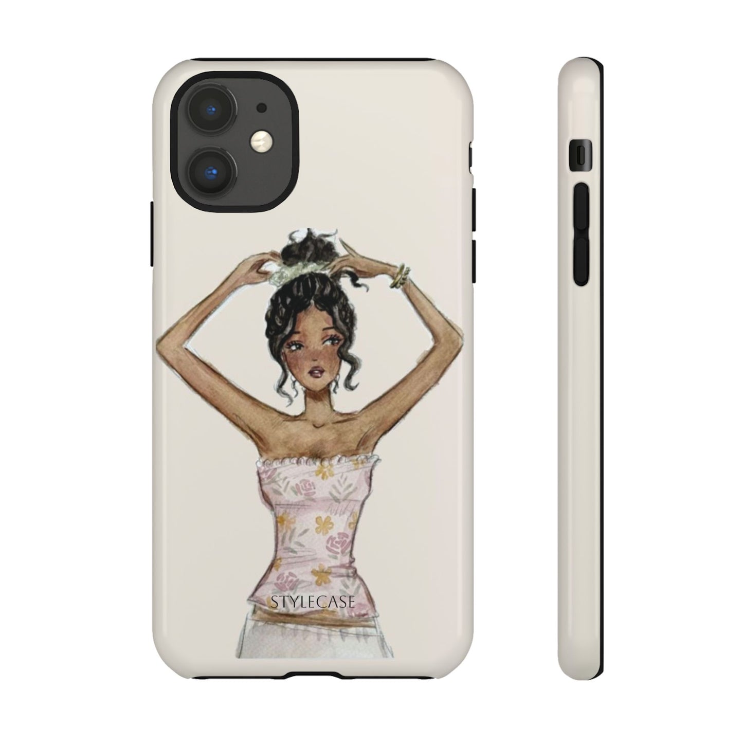 Phone Case — Fashion Illustration Chic Girl Protective Cover