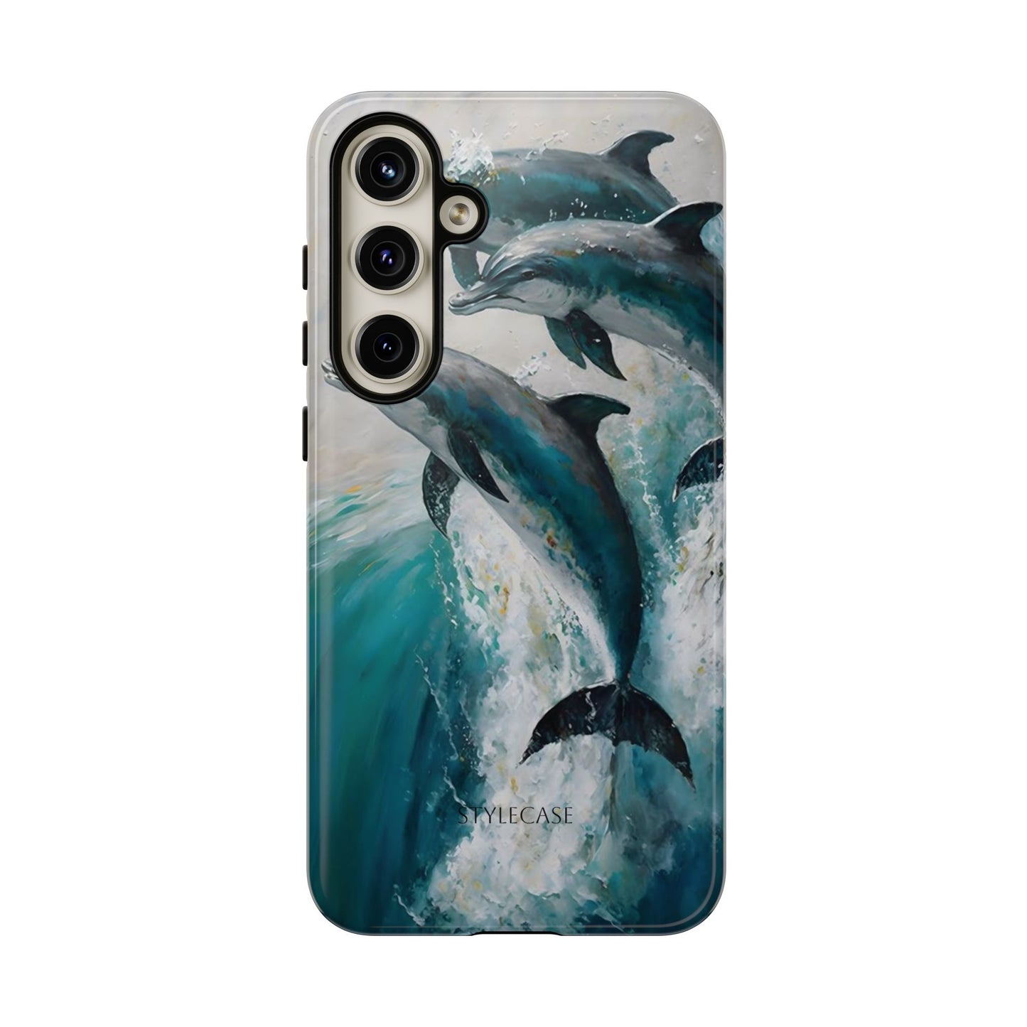 Dolphin Phone Case — Protective Ocean Art iPhone And Samsung Case
