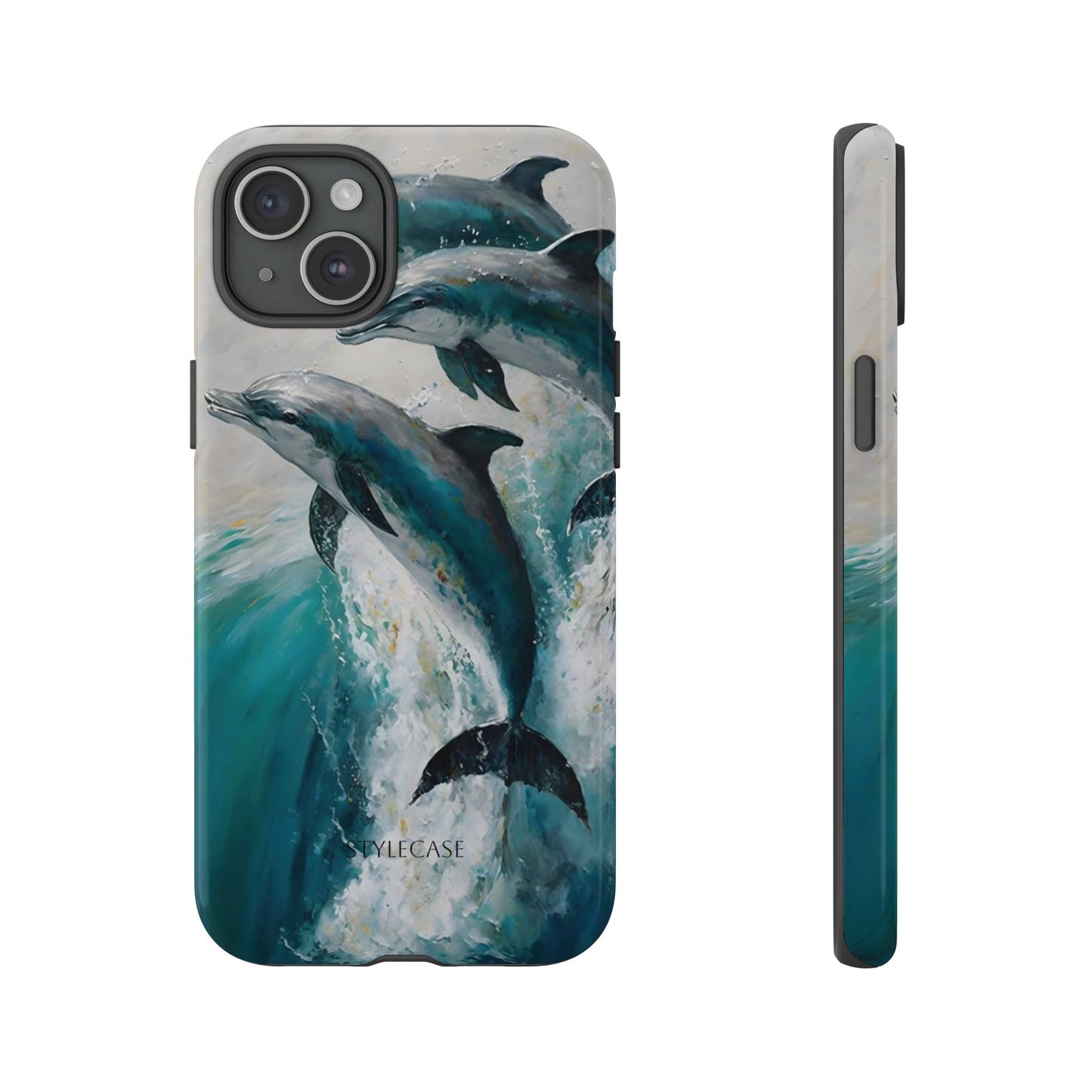 Dolphin Phone Case — Protective Ocean Art iPhone And Samsung Case