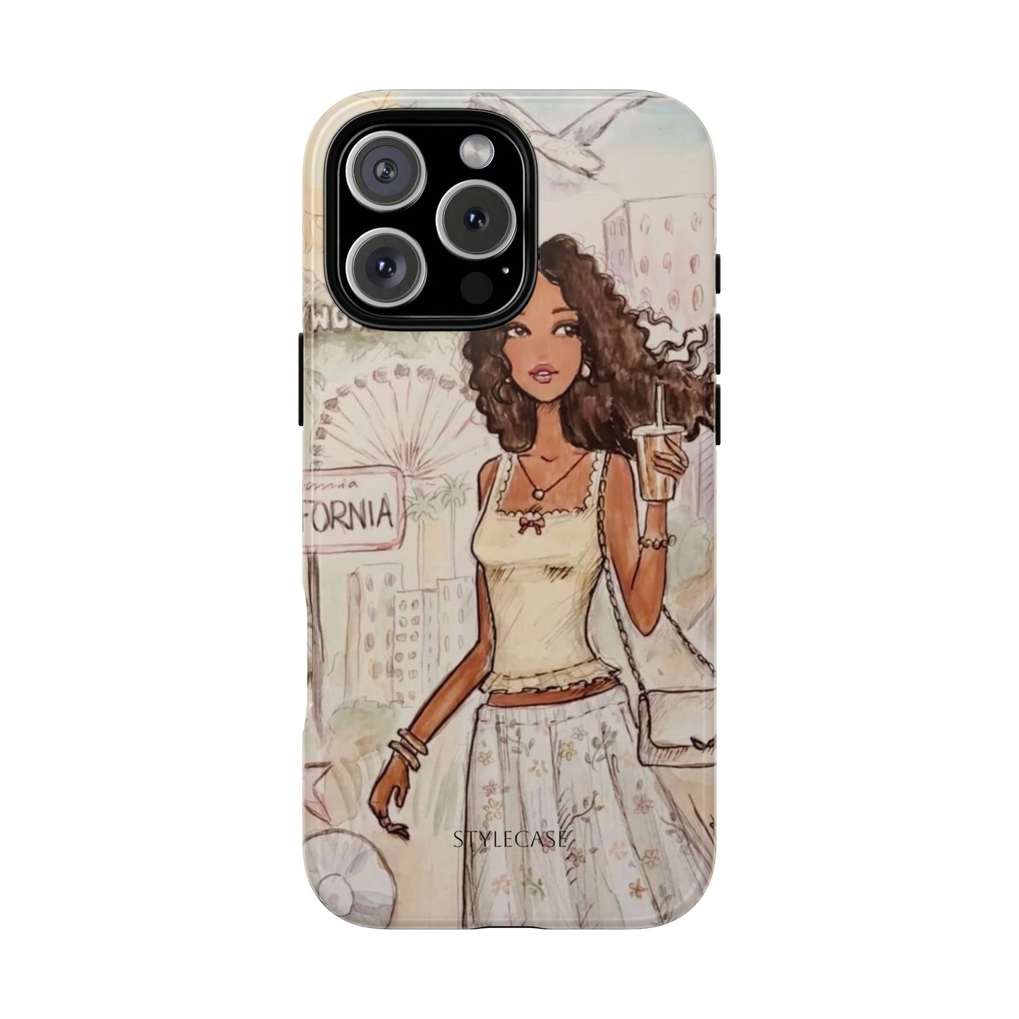 Stylish Girl Phone Case — California Samsung And Iphone Cover
