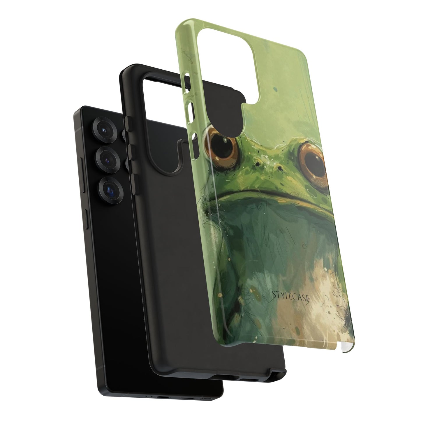 Frog Portrait Phone Case — Cute Frog Samsung And Iphone Protective Cover