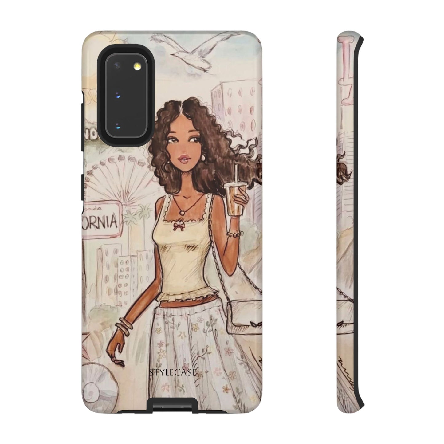 Stylish Girl Phone Case — California Samsung And Iphone Cover
