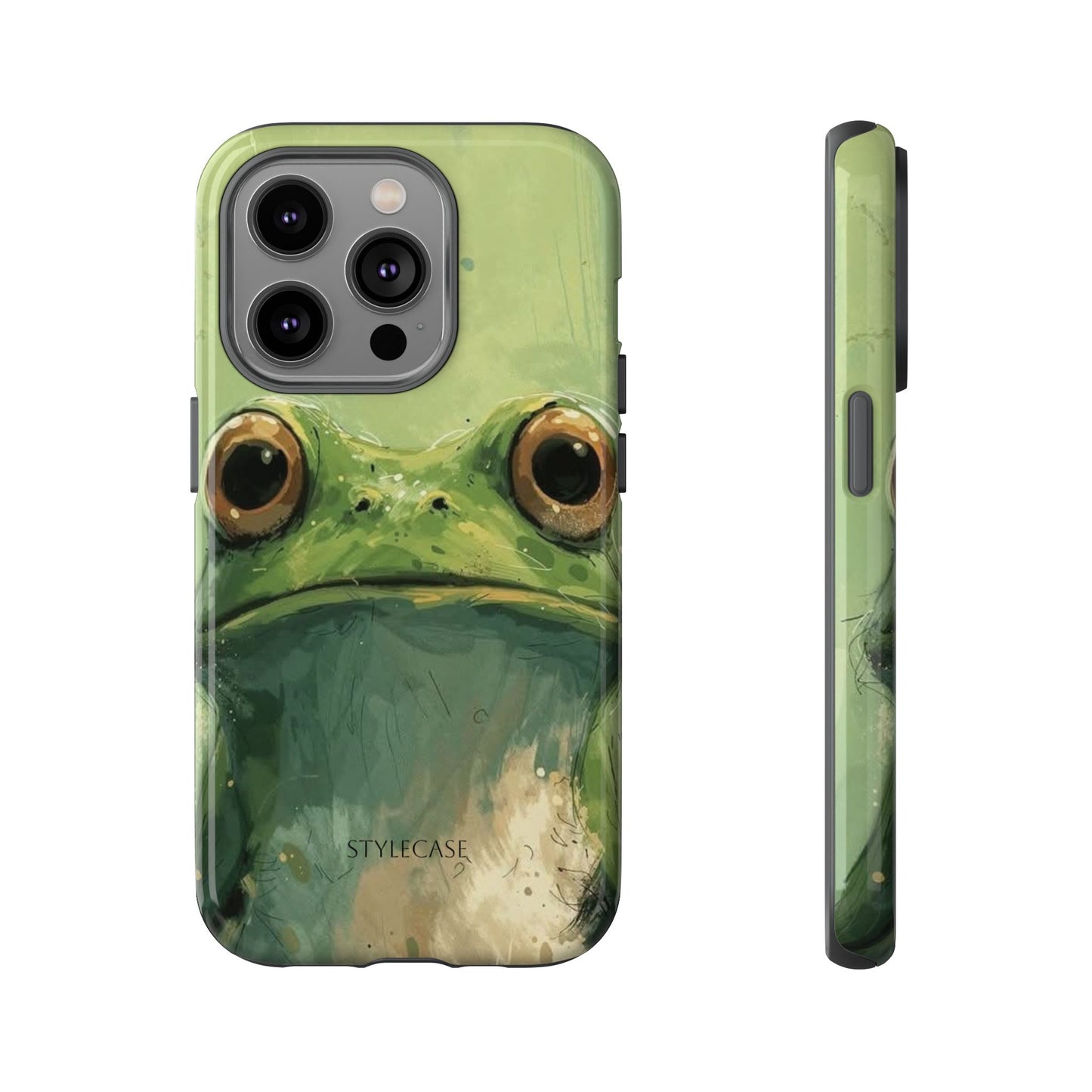 Frog Portrait Phone Case — Cute Frog Samsung And Iphone Protective Cover