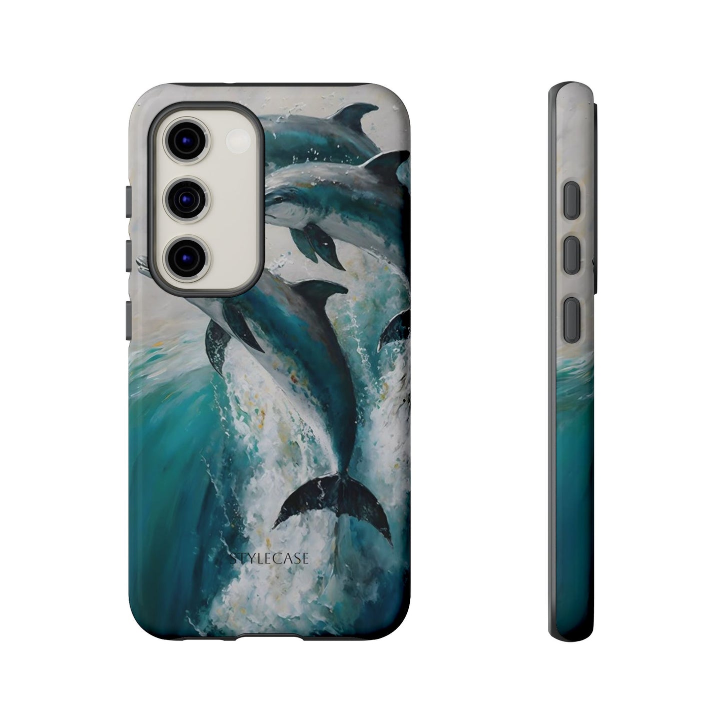 Dolphin Phone Case — Protective Ocean Art iPhone And Samsung Case