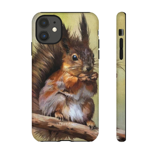 Squirrel Phone Case — Cute Red Squirrel Protective Cover