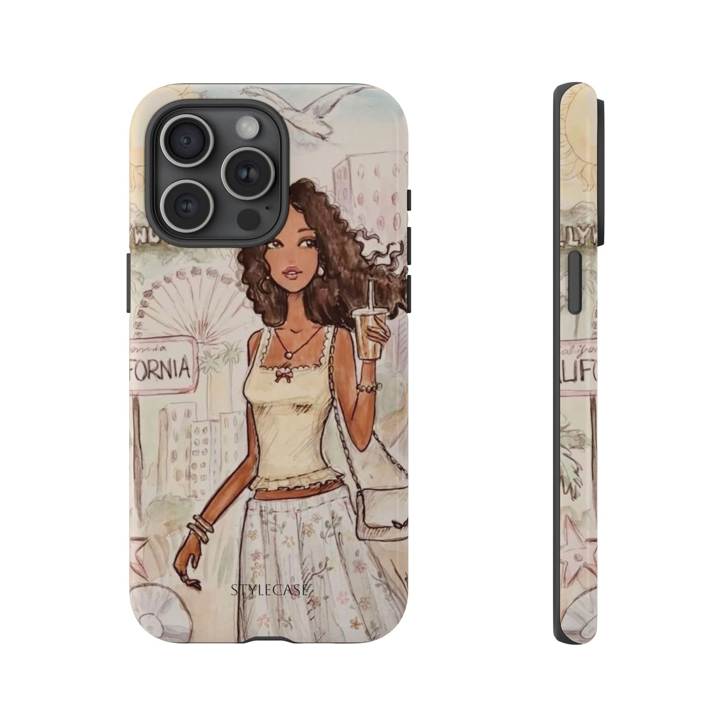 Stylish Girl Phone Case — California Samsung And Iphone Cover