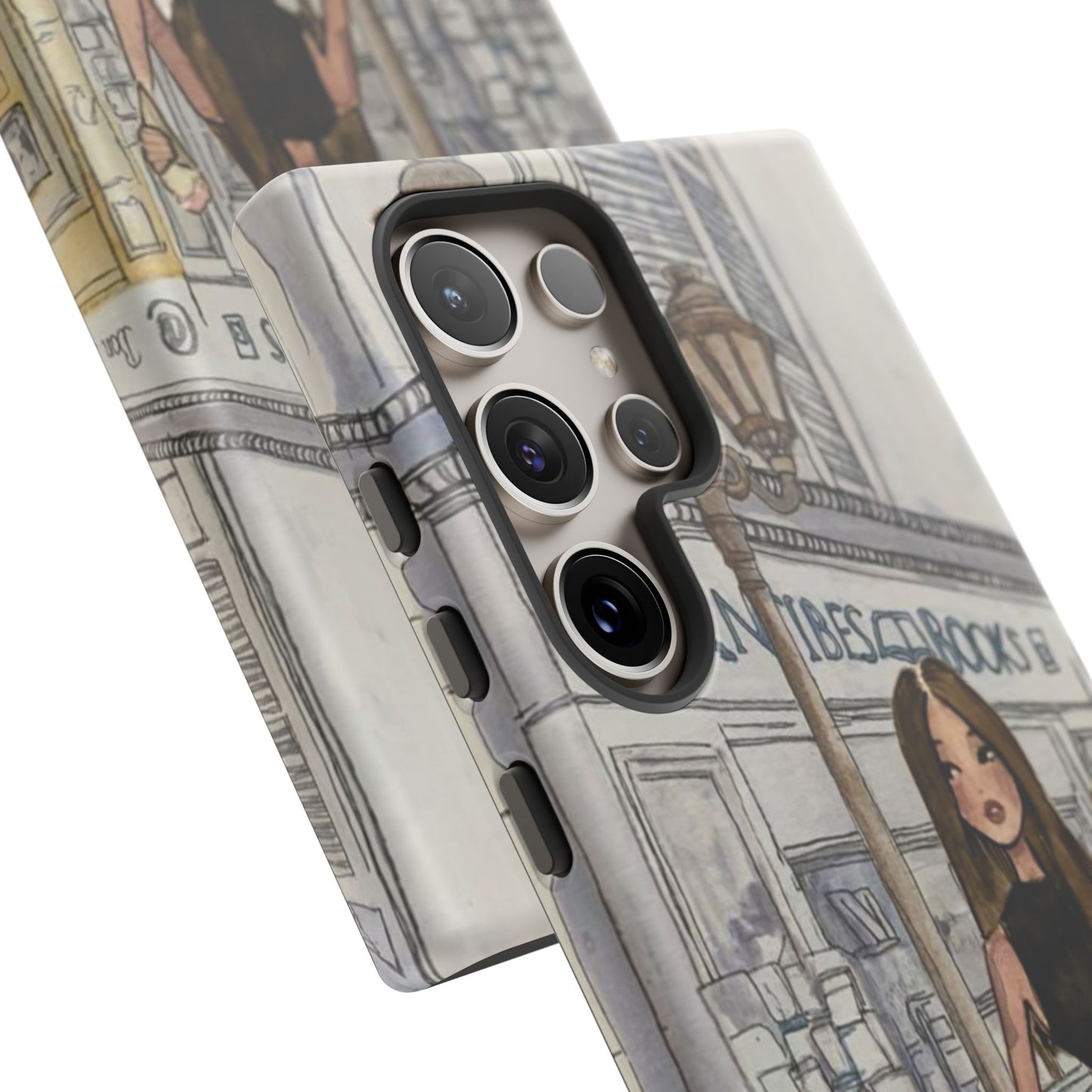 Phone Case — Chic Parisian Girl Protective Cover