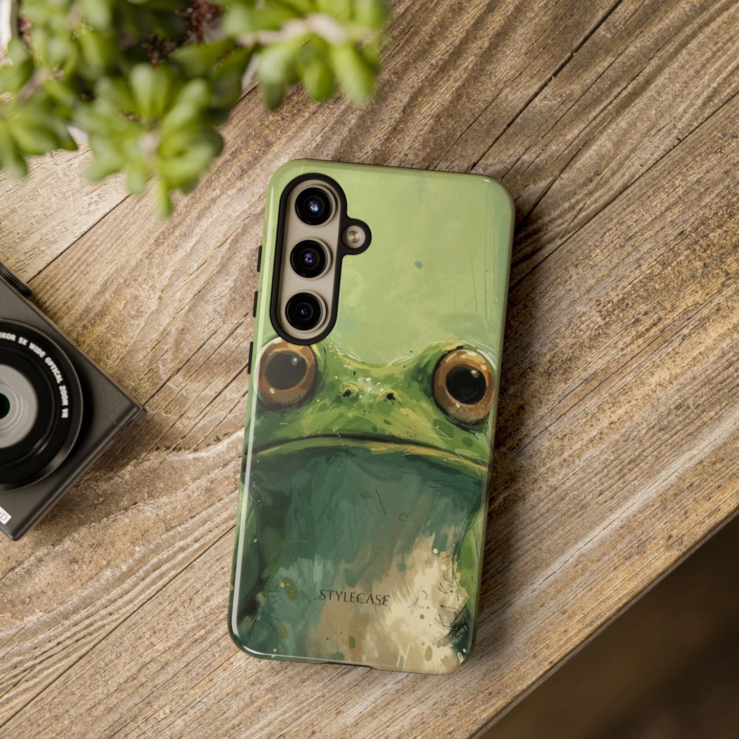 Frog Portrait Phone Case — Cute Frog Samsung And Iphone Protective Cover