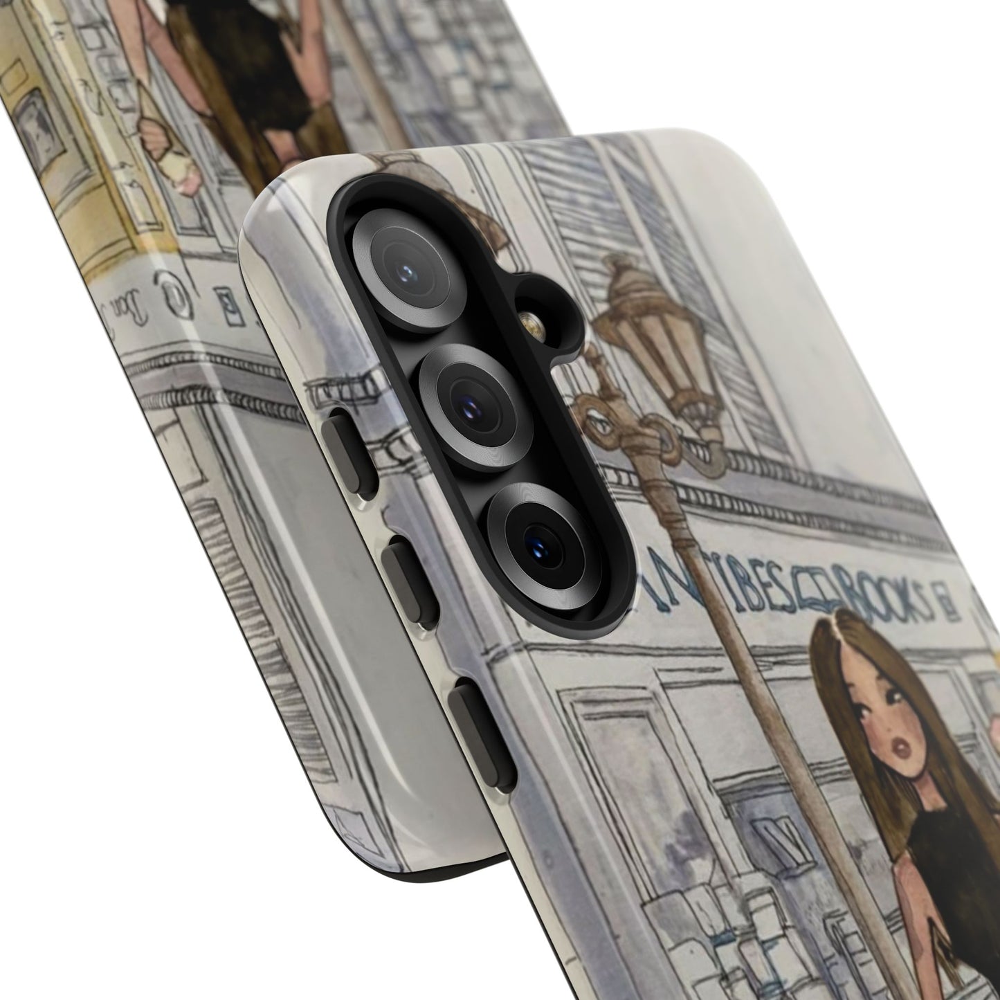 Phone Case — Chic Parisian Girl Protective Cover