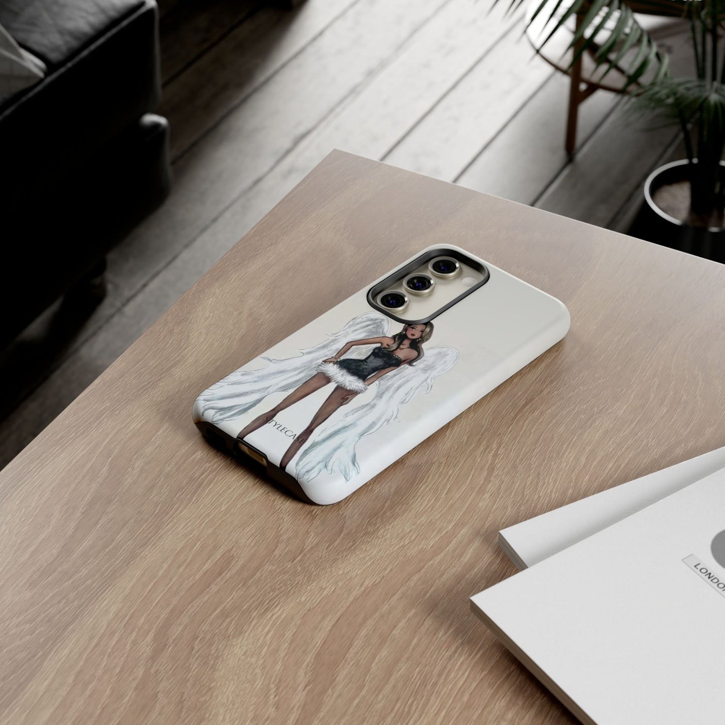 Angel Wings Phone Case — Fashionable Angel Model Protective Cover