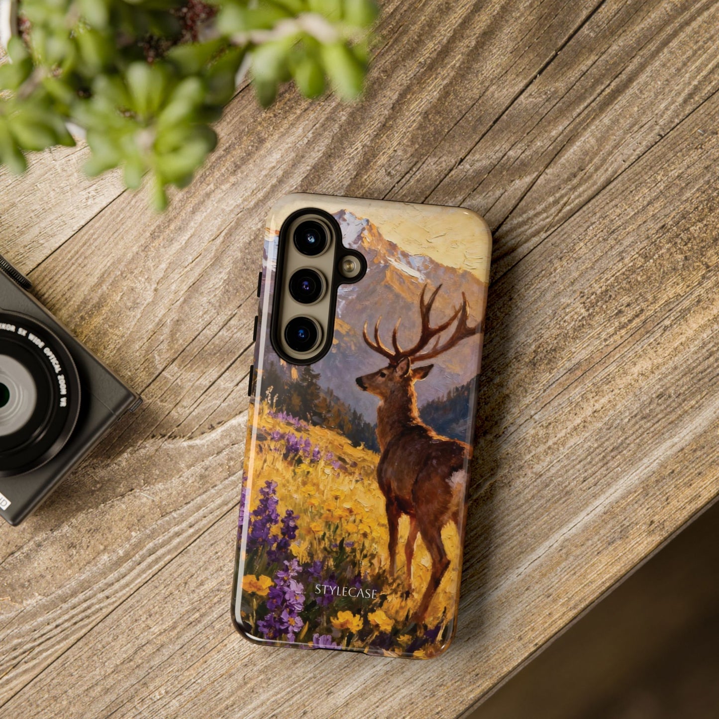 Deer Meadow Phone Case — Nature Samsung & Iphone Protective Case