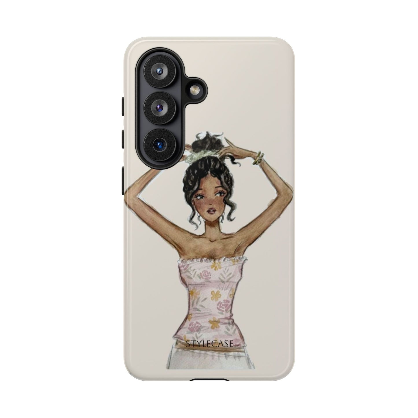 Phone Case — Fashion Illustration Chic Girl Protective Cover