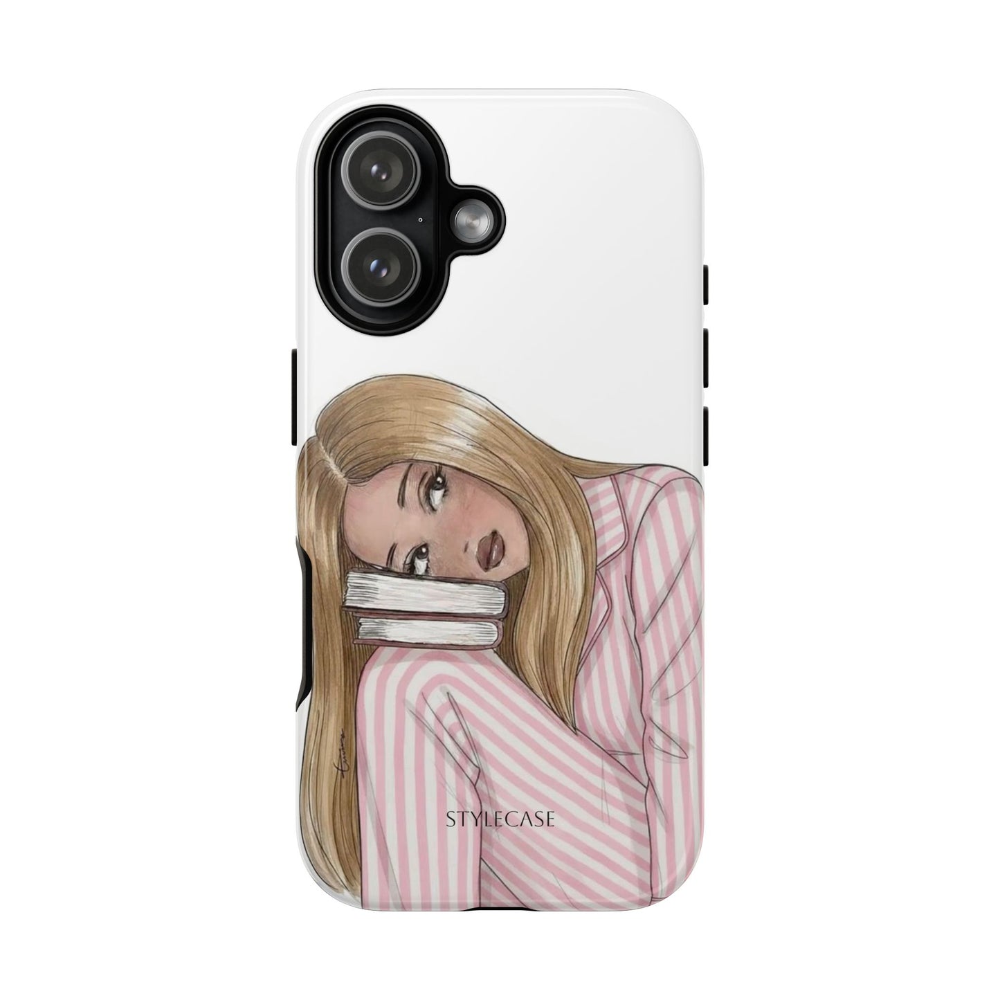 Blonde Girl Phone Case - Books Lover Samsung & Iphone Case