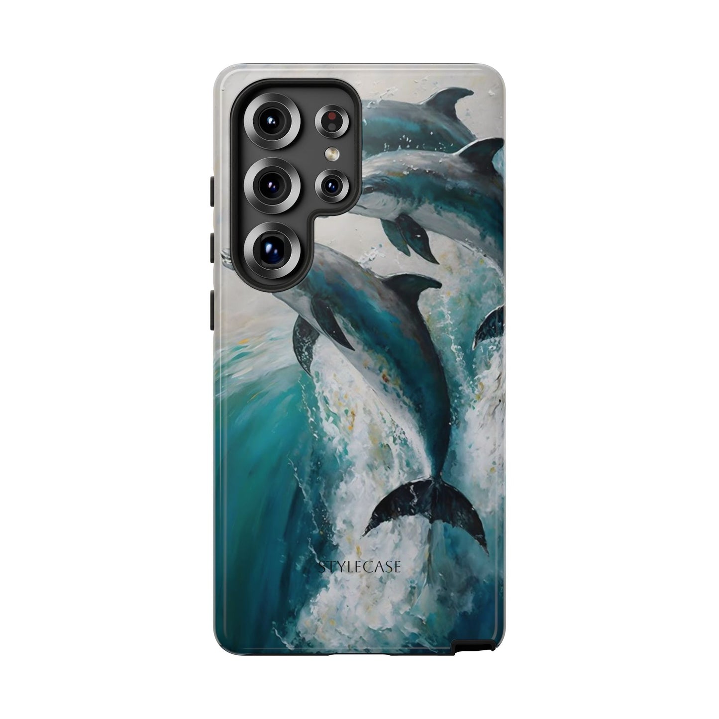 Dolphin Phone Case — Protective Ocean Art iPhone And Samsung Case