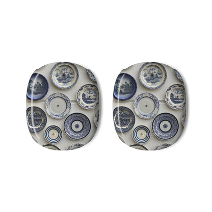 AirPods Max Case — Vintage Blue China Plate Pattern Protective Skins