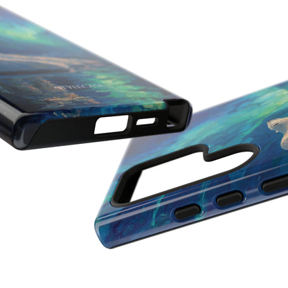 Aurora Night Phone Case — Polar Bear Protective iPhone And Samsung Cover