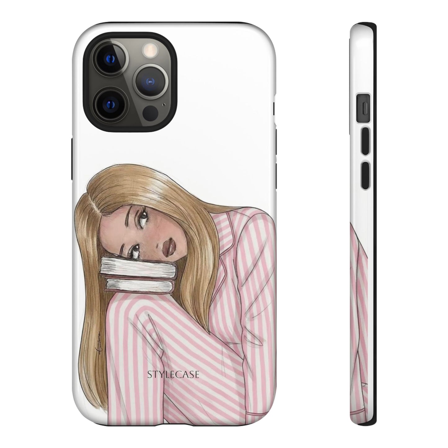 Blonde Girl Phone Case - Books Lover Samsung & Iphone Case