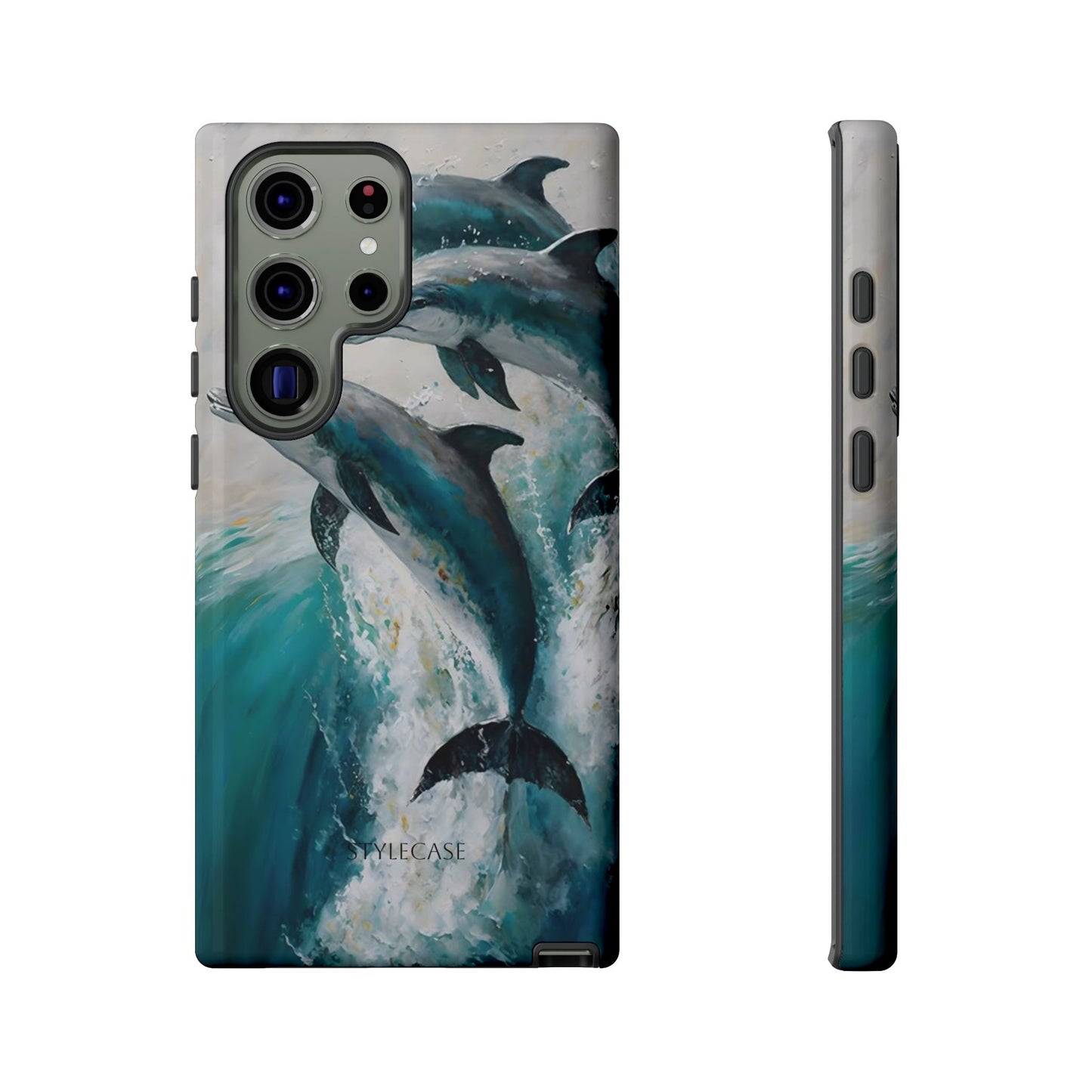 Dolphin Phone Case — Protective Ocean Art iPhone And Samsung Case