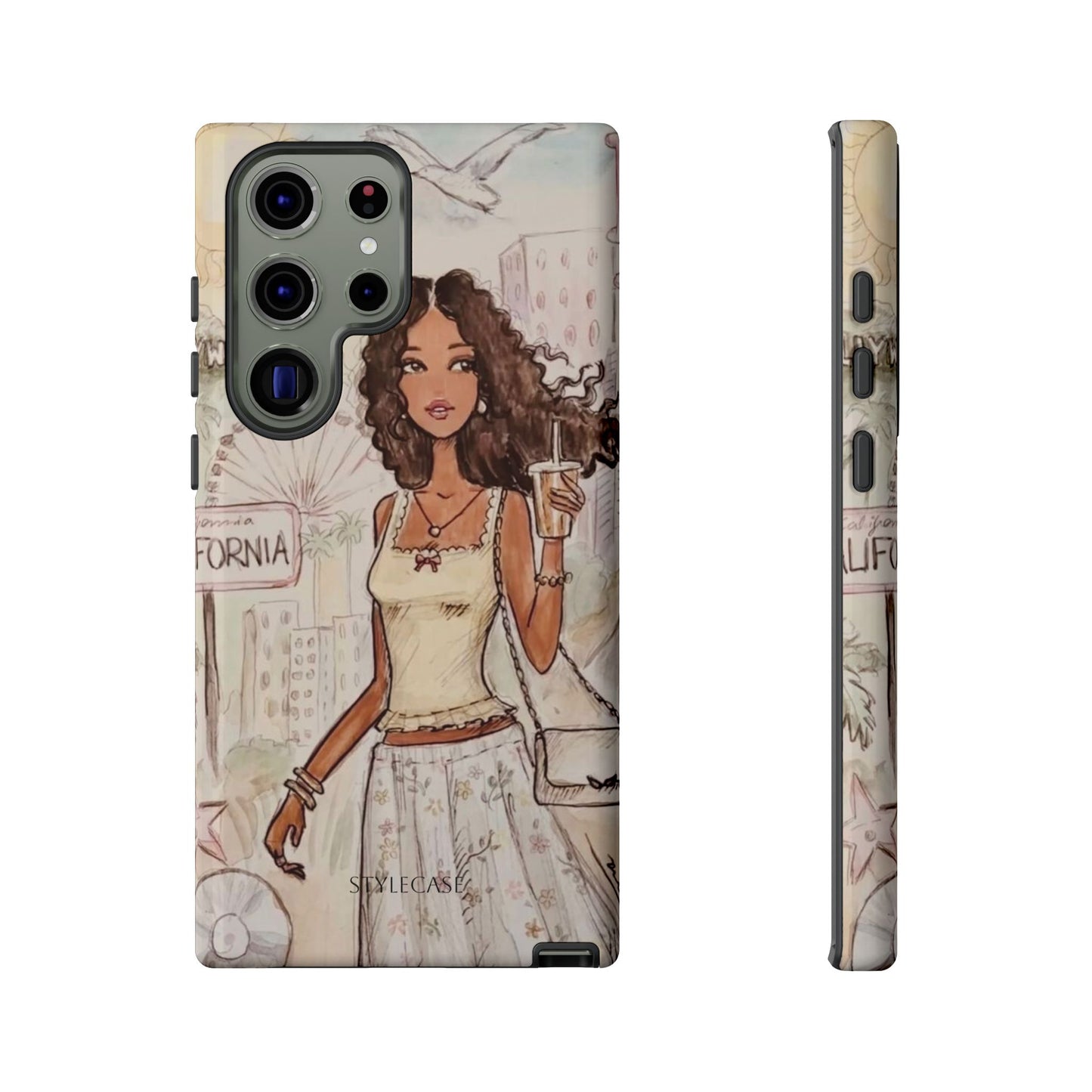 Stylish Girl Phone Case — California Samsung And Iphone Cover