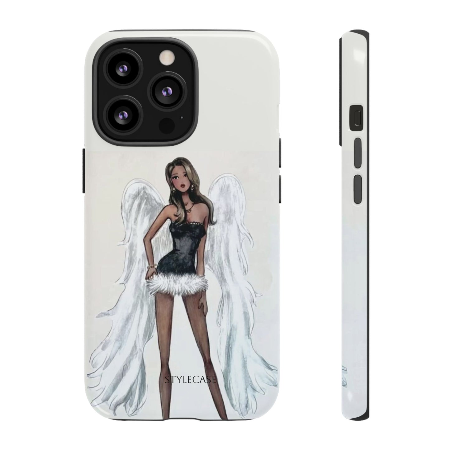 Angel Wings Phone Case — Fashionable Angel Model Protective Cover