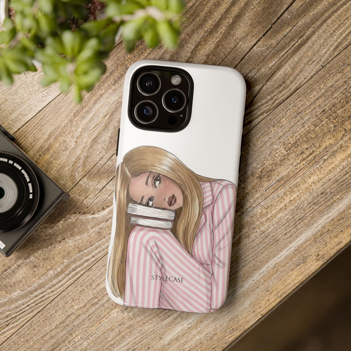 Blonde Girl Phone Case - Books Lover Samsung & Iphone Case