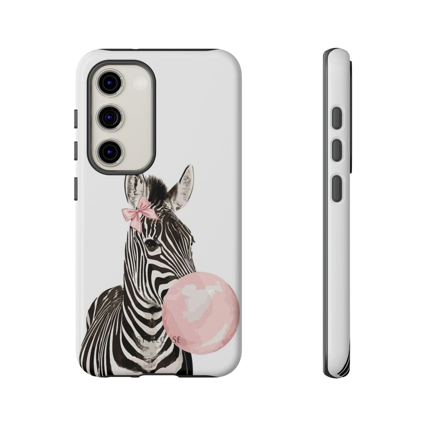 Zebra Bubblegum Phone Case — Cute Animal Samsung and Iphone Cover