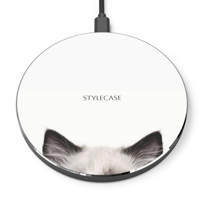 Cat Peek Wireless Charger — Cute Cat Ear Phone Qi Charging Pad