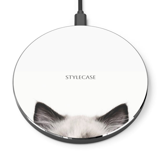 Cat Peek Wireless Charger — Cute Cat Ear Phone Qi Charging Pad