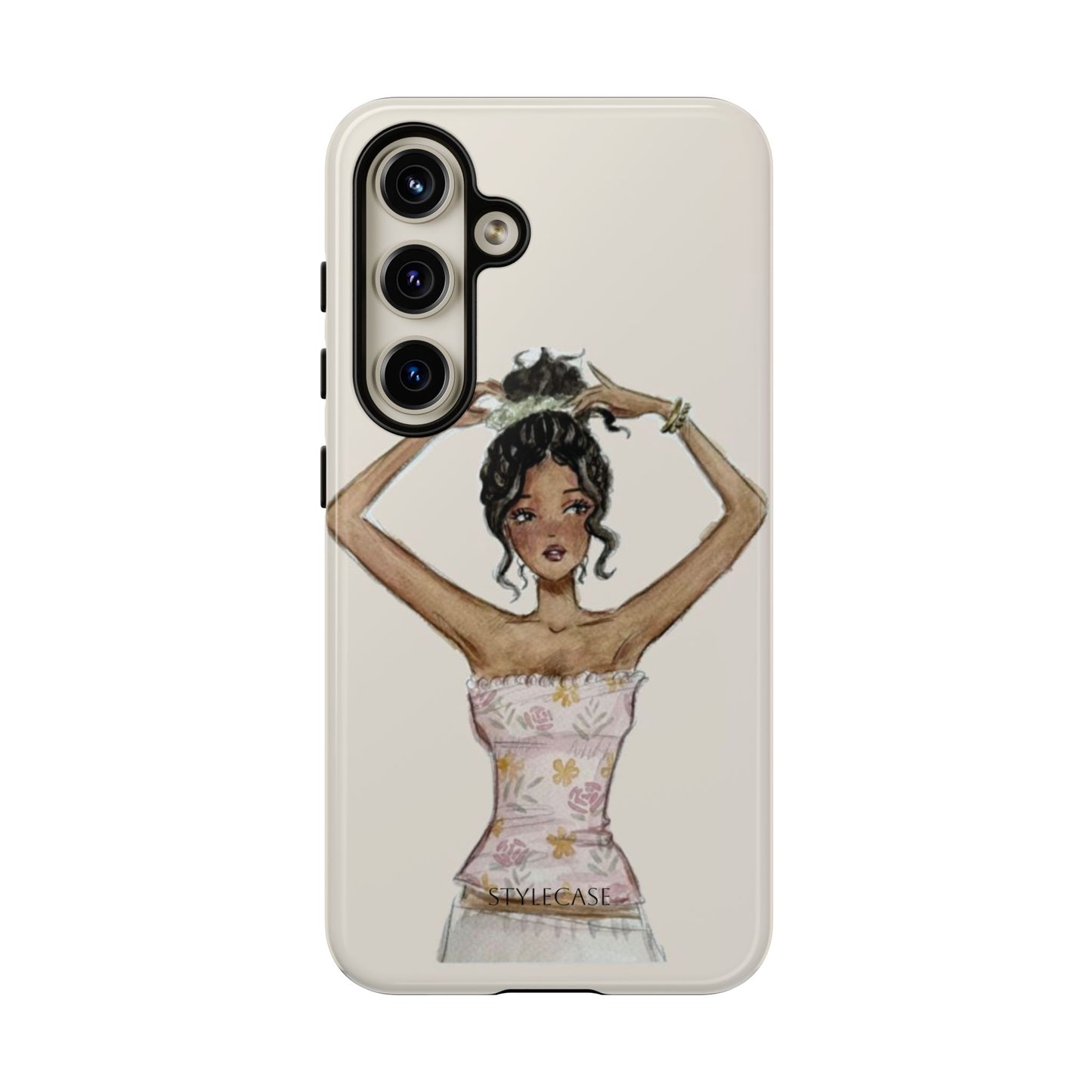 Phone Case — Fashion Illustration Chic Girl Protective Cover