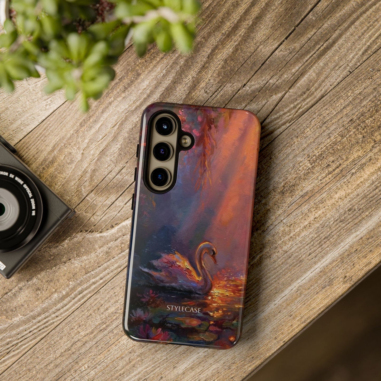 Swan Sunset Phone Case — Protective Samsung And Iphone Cover