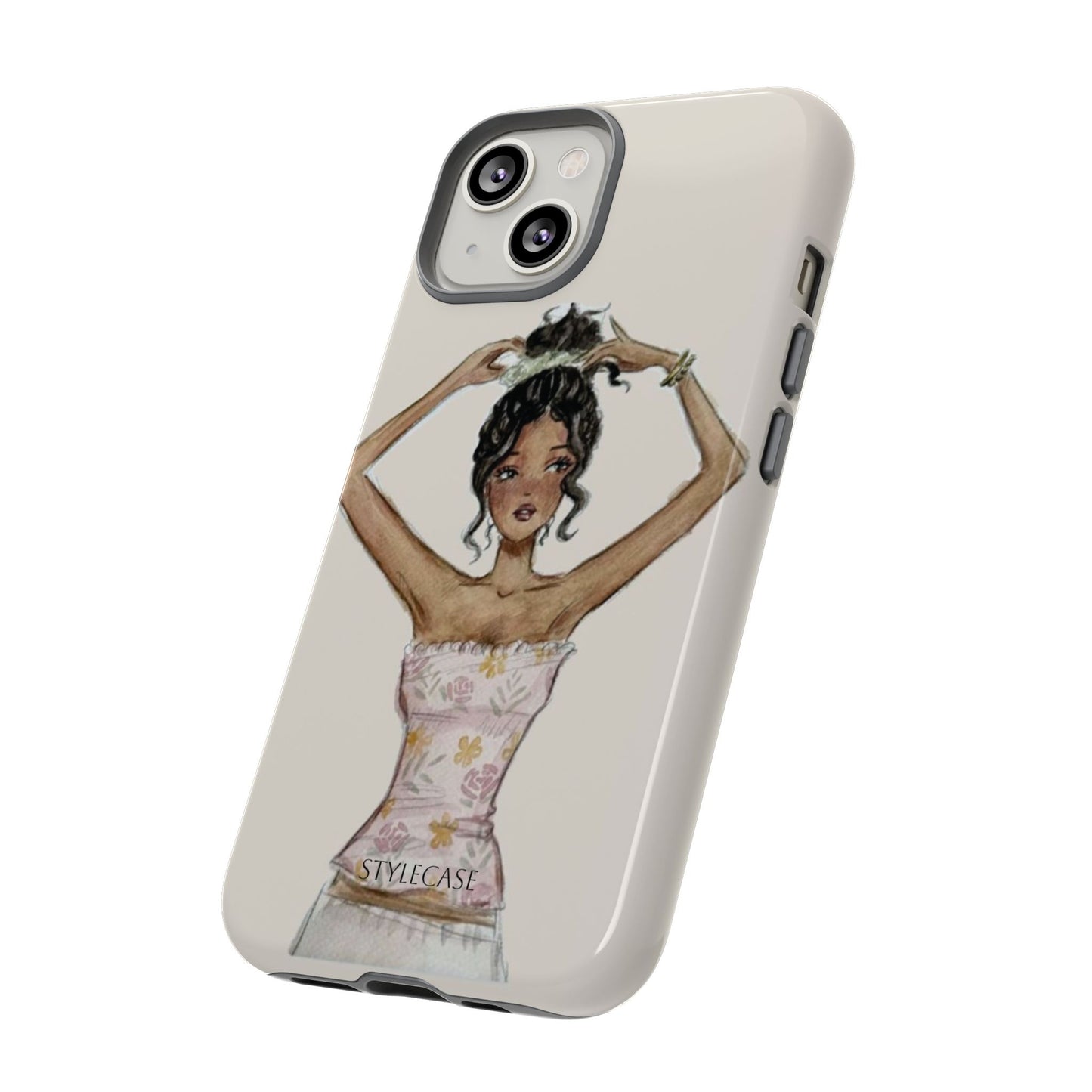 Phone Case — Fashion Illustration Chic Girl Protective Cover