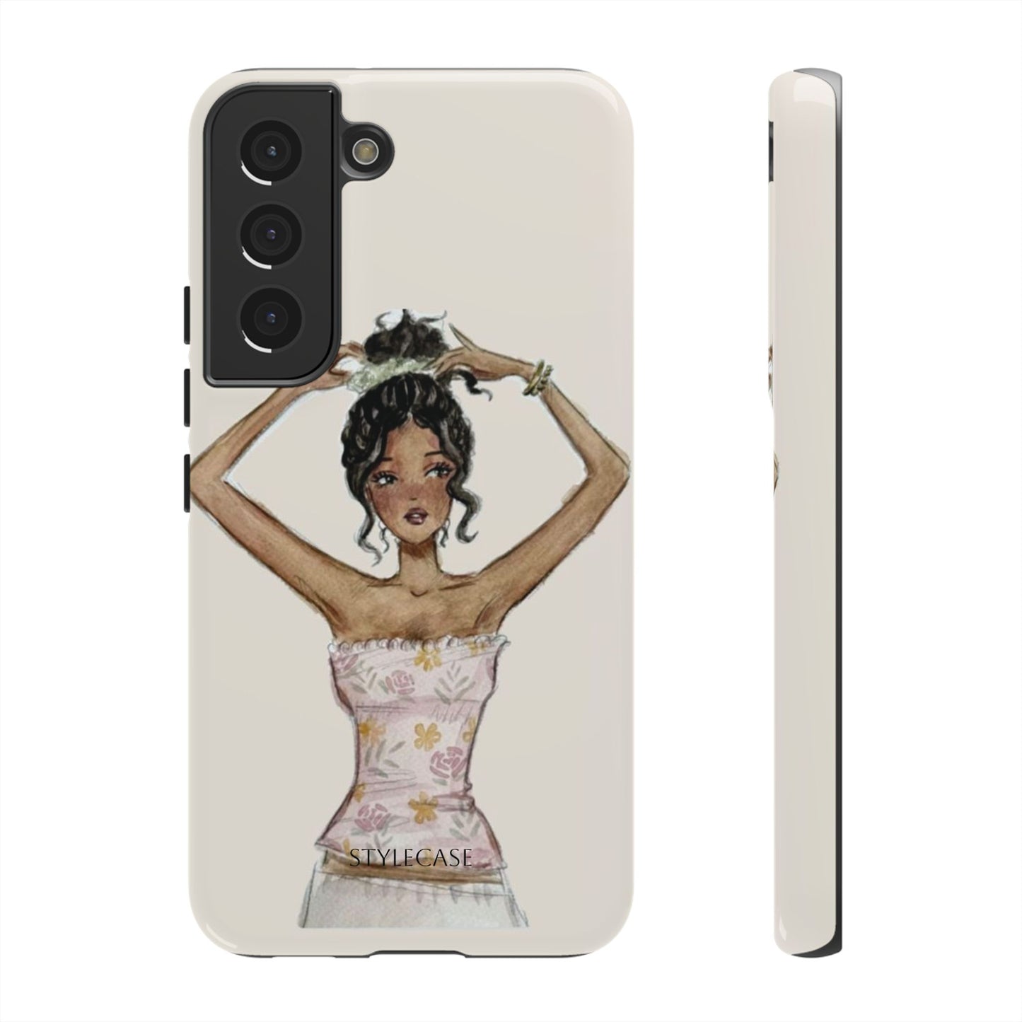 Phone Case — Fashion Illustration Chic Girl Protective Cover