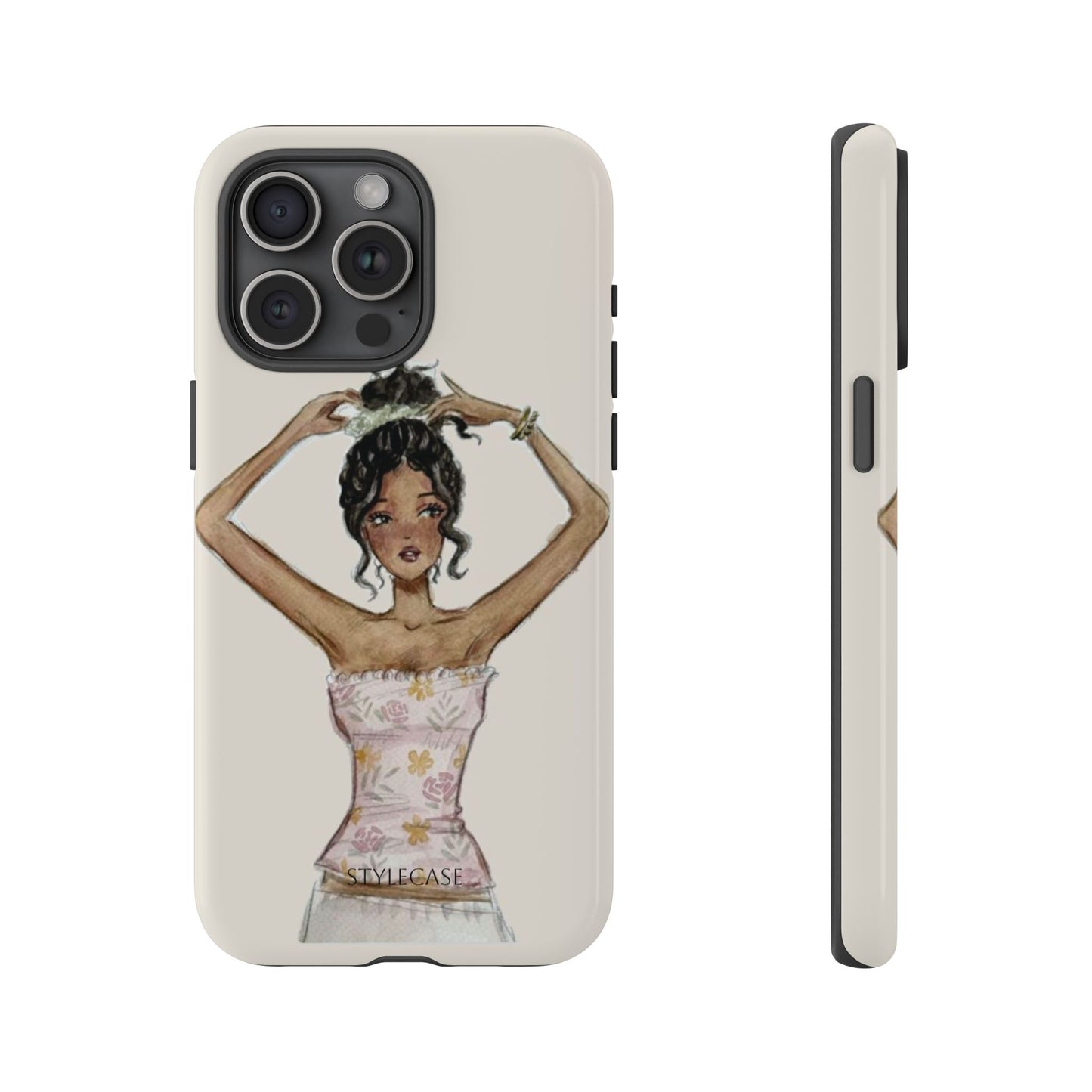 Phone Case — Fashion Illustration Chic Girl Protective Cover