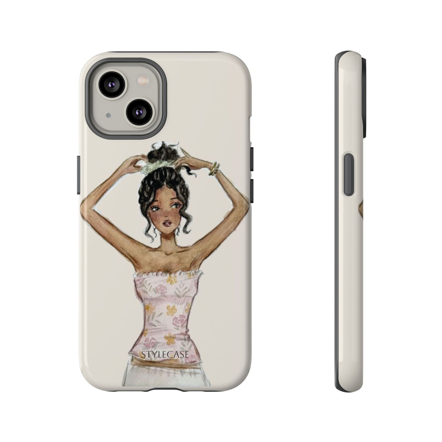 Phone Case — Fashion Illustration Chic Girl Protective Cover